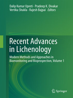 cover image of Recent Advances in Lichenology